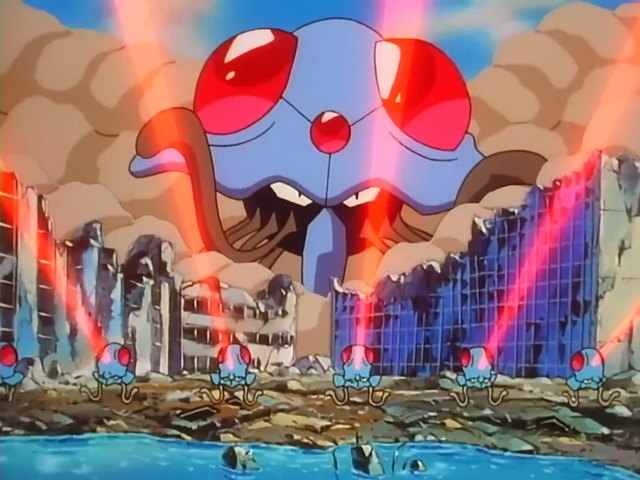 Tentacool & Tentacruel (EP019) – Pokémon anime still
