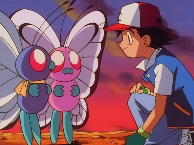 Bye, Bye Butterfree (EP021) – Pokémon anime still