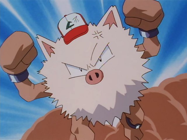 Primeape Goes Bananas (EP025) – Pokémon anime still