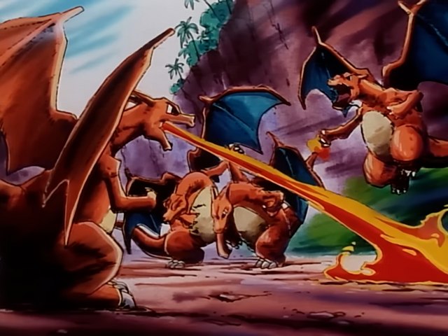 Charizard's Burning Ambitions (EP134) – Pokémon anime still