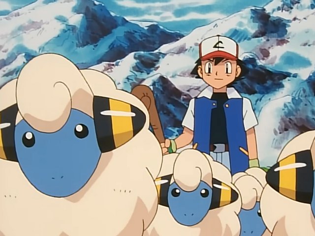 Mild 'n Wooly (EP139) – Pokémon anime still