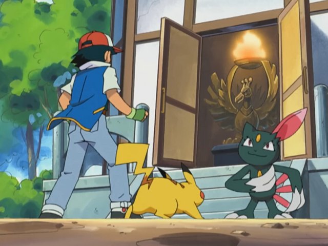 Pop Goes the Sneasel (EP265) – Pokémon anime still