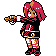 Silver's battle sprite in Pokémon Gold and Silver