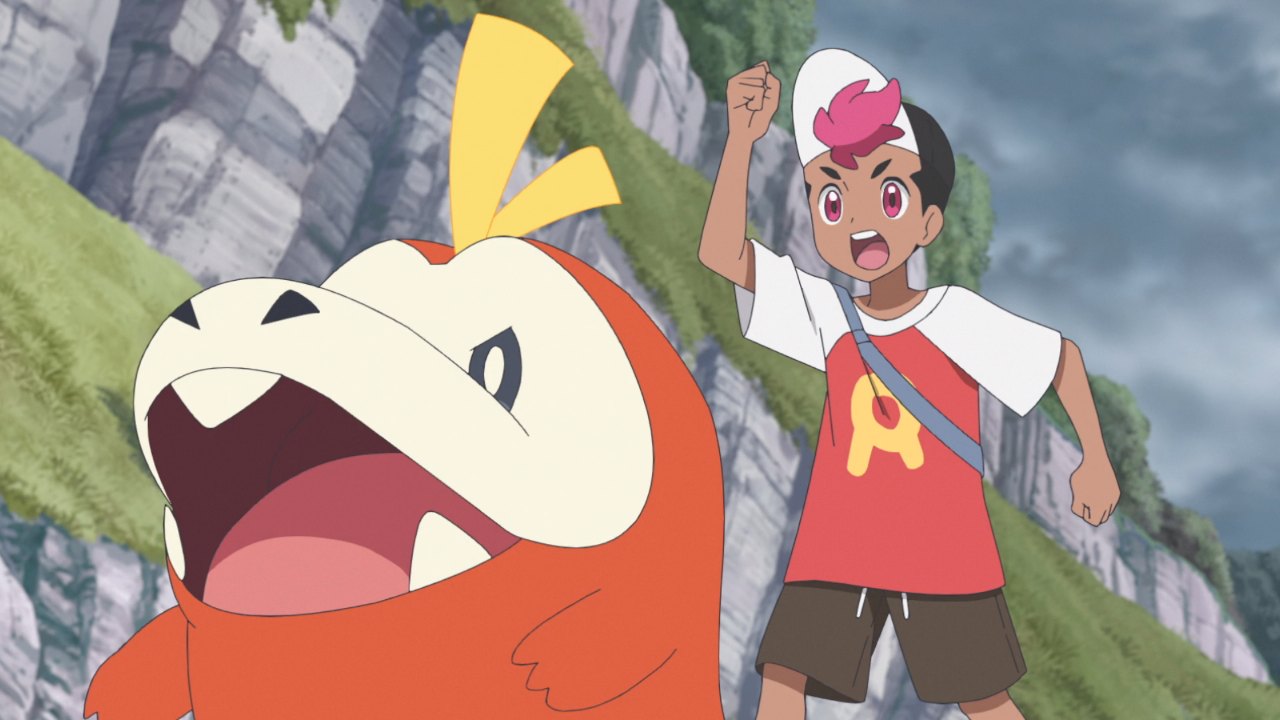 HZ005 Found You, Fuecoco! – Pokémon Horizons screenshot