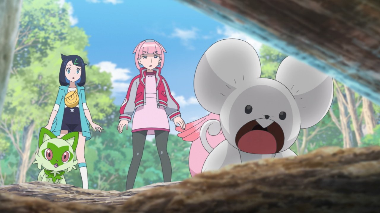 HZ038 The SOS is from Tandemaus? – Pokémon Horizons screenshot
