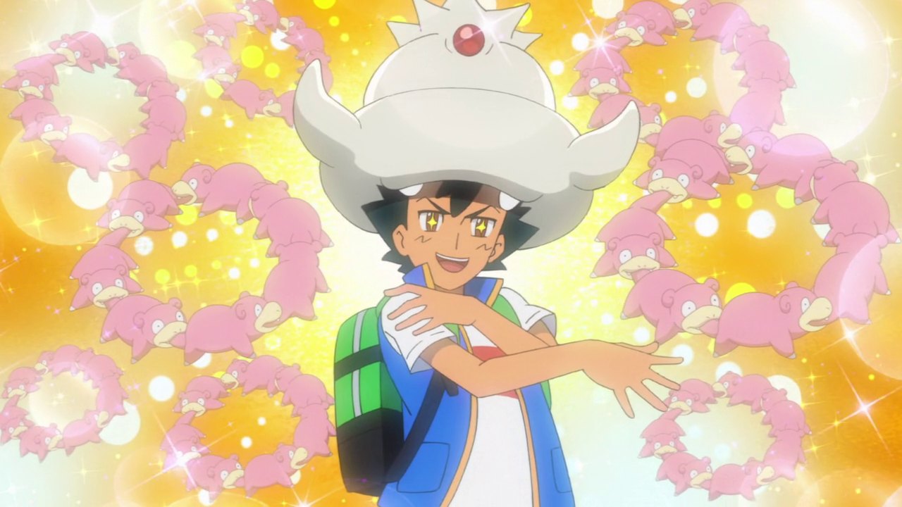 JN026 Splash, Dash, and Smash for the Crown! / Slowking's Crowning! – Pokémon Journeys screenshot