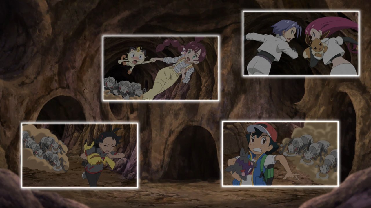 JN072 Everybody's Doing the Underground Shuffle! – Pokémon Master Journeys screenshot