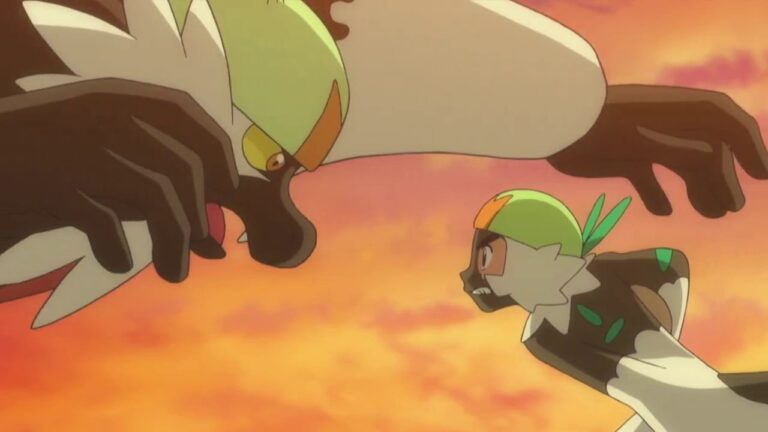 Scene from Satoshi and Passimian! A Touchdown of Friendship!! (SM064)