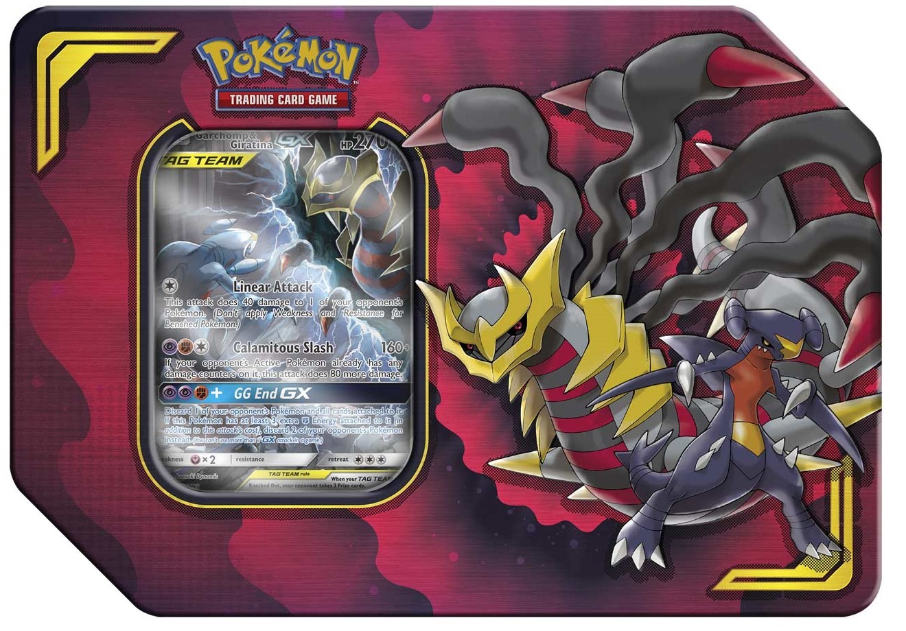 Garchomp & Giratina-GX Deck box art