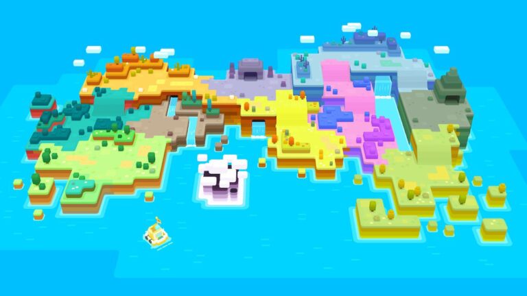 Map of Tumblecube Island