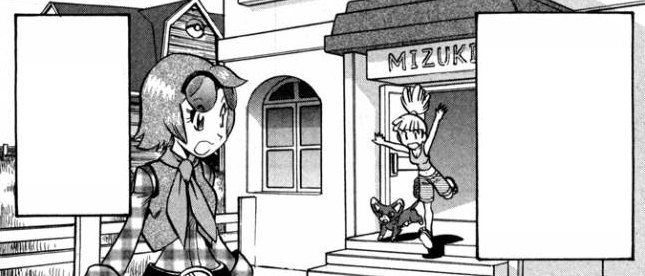 Hayley and Bebe in Pokémon Adventures