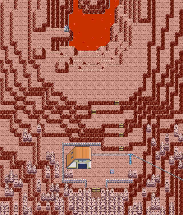 Mt. Chimney, Jagged Pass & Lavaridge Town map