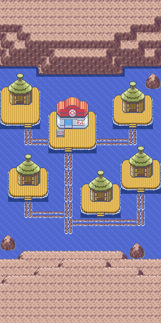Pacifidlog Town & Mirage Island map