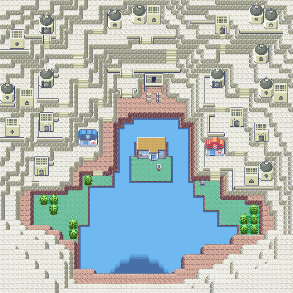 Sootopolis City & the Cave of Origin map