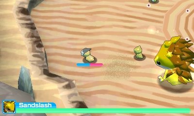 A boss battle in Fairy Land