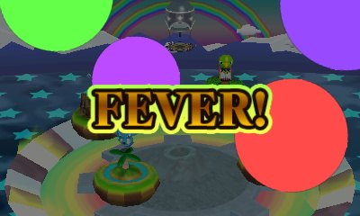A Fever notice on the stage roulette