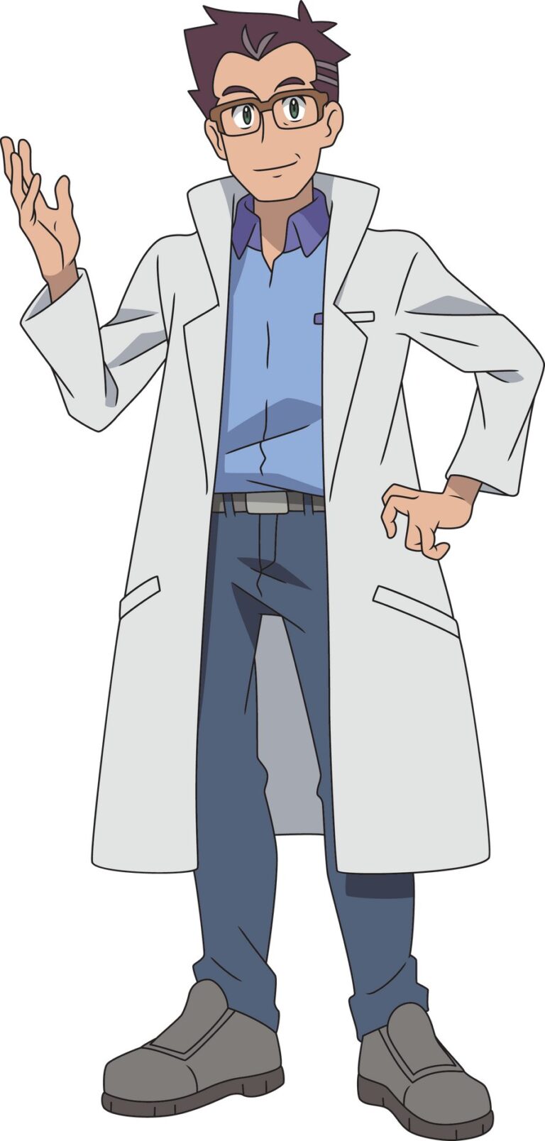 Professor Cerise, who opens his laboratory in Vermilion City and makes Ash and Goh its research fellows (JN002) (officia