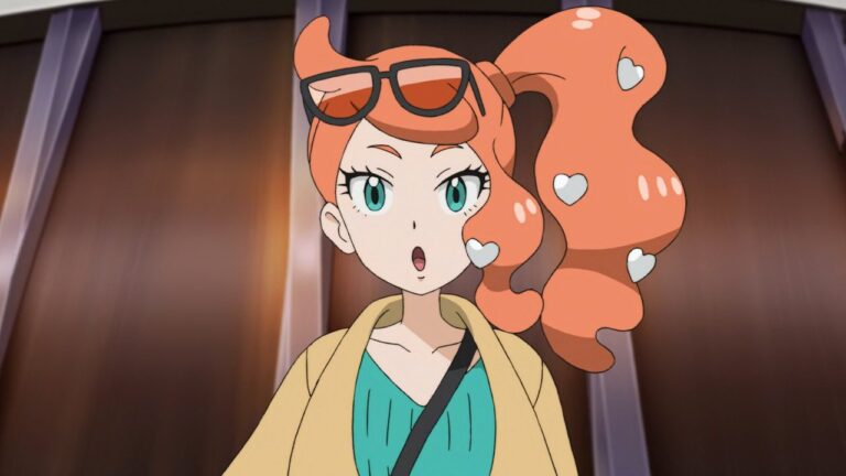 Sonia, who tells the legend of the Darkest Day in Toughing It Out! (JN027) and becomes a Pokémon Professor (JN045)