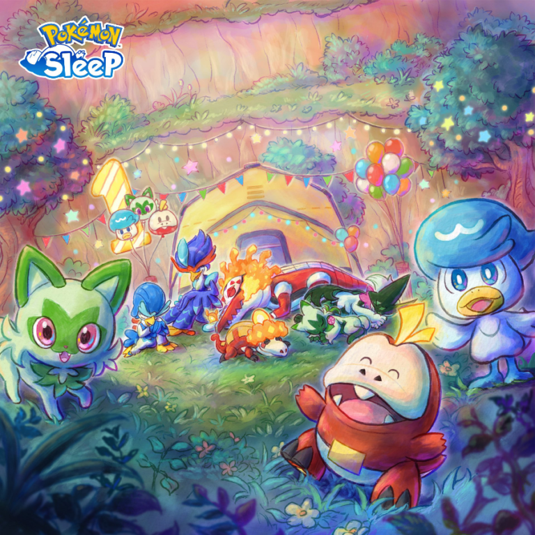 Pokémon Sleep first anniversary key art
