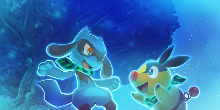 Riolu and Tepig artwork