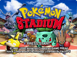 Pokémon Stadium title screen