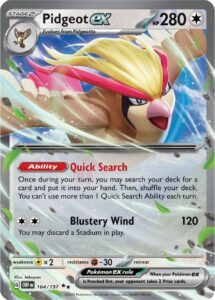 Pidgeot ex &middot; Obsidian Flames 164/197