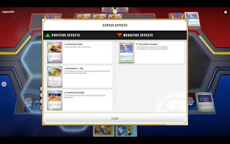 Special Conditions in battle
