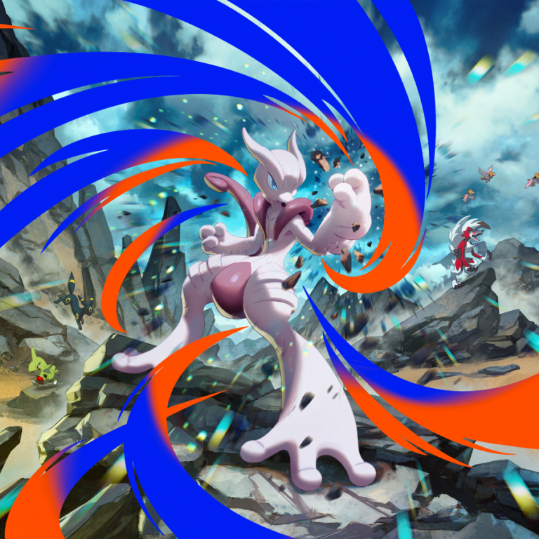 Dual Fusion key art featuring Mega Mewtwo X